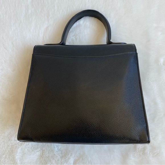 Coach Vintage Madison Biltmore Medium Top Handle Bag 4417 Black - Picture 3 of 14